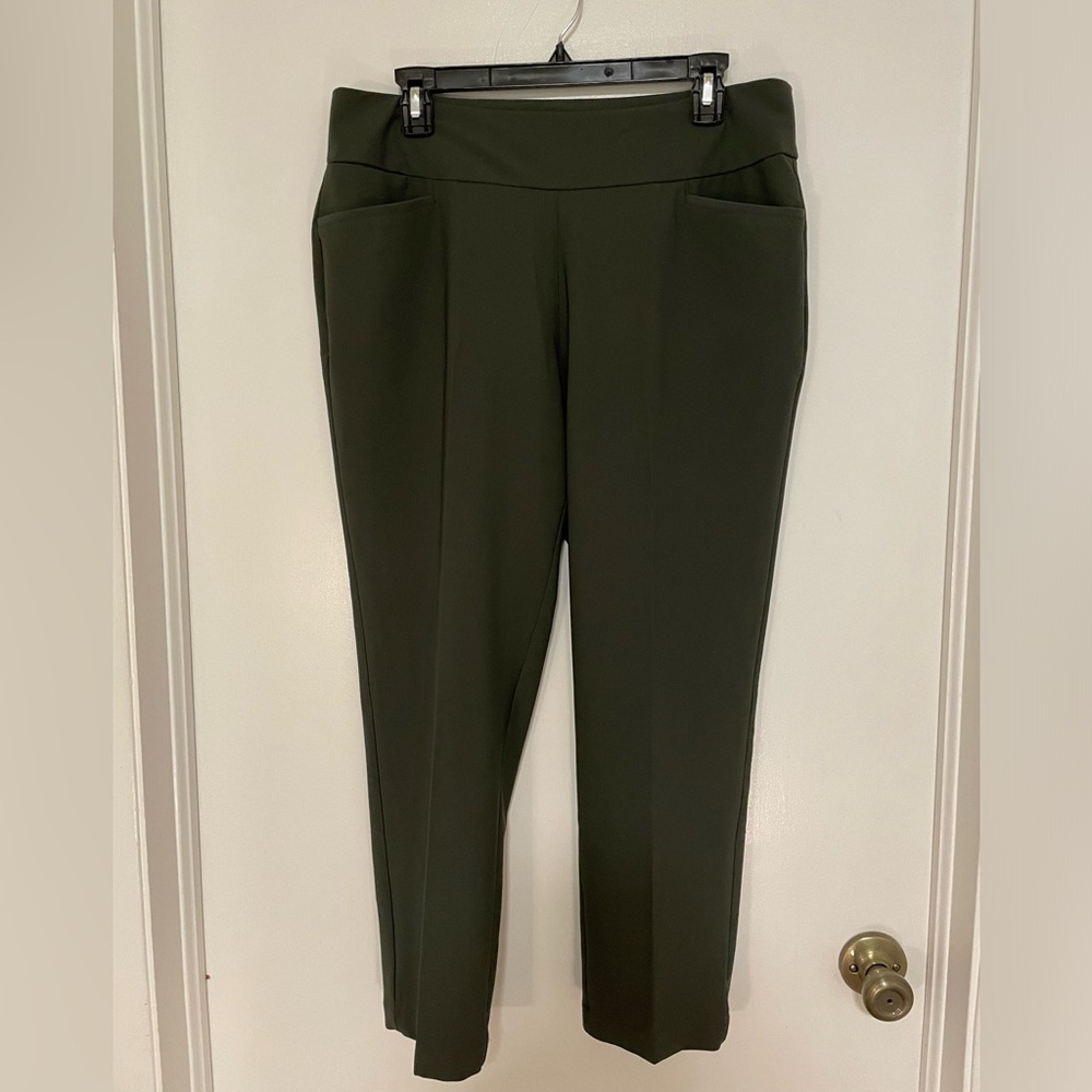 Adidas Women's Olive Green Pants